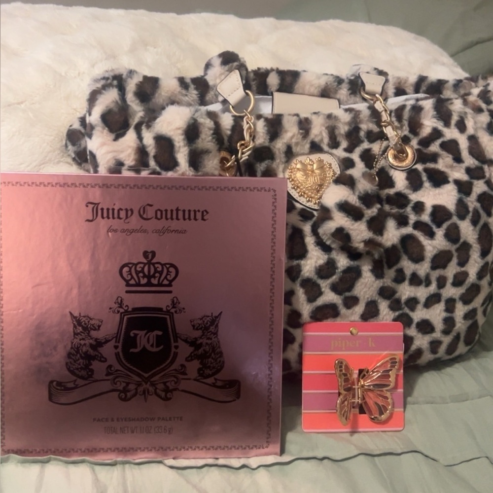 Juicy Couture Animal Print Shoulder Bag